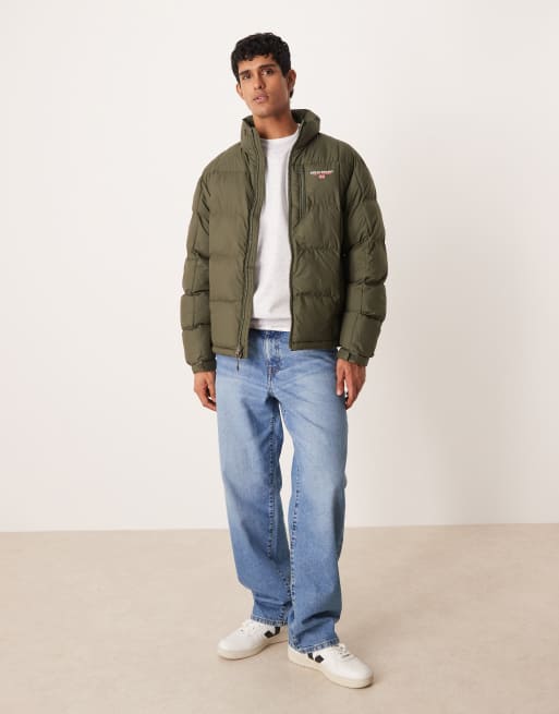 Polo Ralph Lauren Sport - Bomber matelassé isolant avec logo drapeau - Vert foncé, 2 de 5