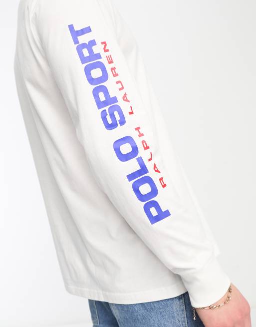 Polo Ralph Lauren sport capsule arm logo long sleeve top in
