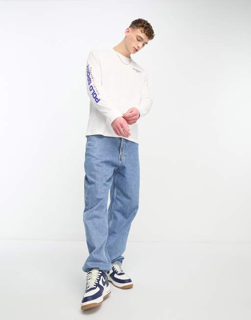 Polo Ralph Lauren sport capsule arm logo long sleeve top in