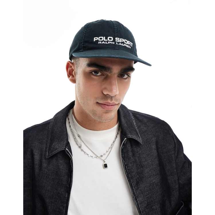 POLO RALPH LAUREN＞サテン ロゴ ベースボール キャップ