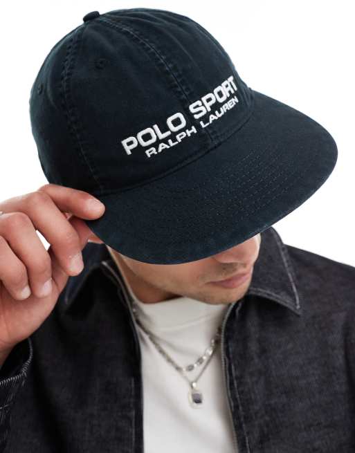 POLO RALPH LAUREN サテン ロゴ ベースボール キャップ 帽子