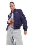 [Polo Ralph Lauren] Polo Ralph Lauren Sport Capsule bomber jacket with logo in navy XS NAVY