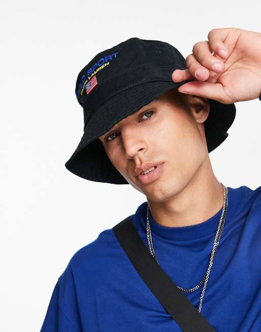 Black ralph lauren sales bucket hat