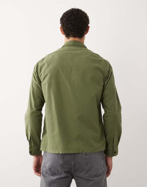 Polo Ralph Lauren - Sport Capsule - Camicia a maniche lunghe kaki con zip, 5 di 5
