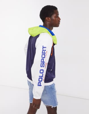 polo nylon windbreaker