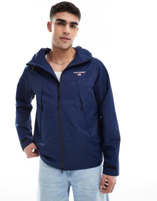 Polo Ralph Lauren Sport Capsule Eastview Insulated Hooded Windbreaker Jacket In Navy
