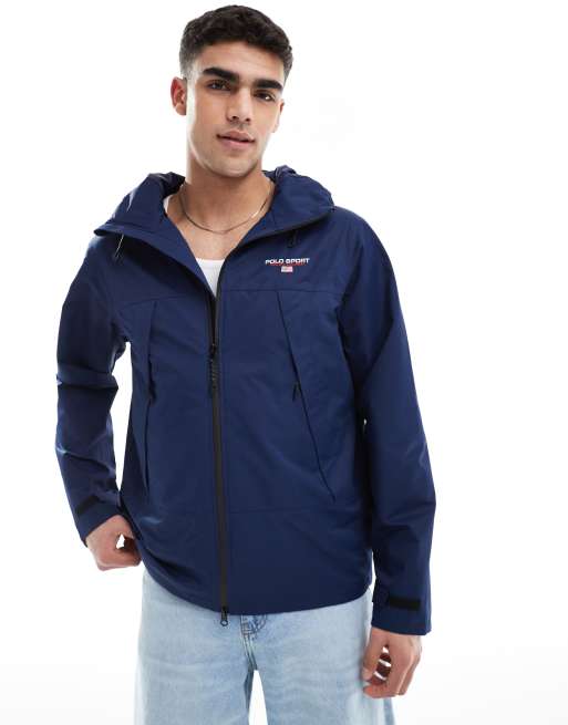 Polo Ralph Lauren - Sport Capsule - Geïsoleerd windjack met capuchon in marineblauw