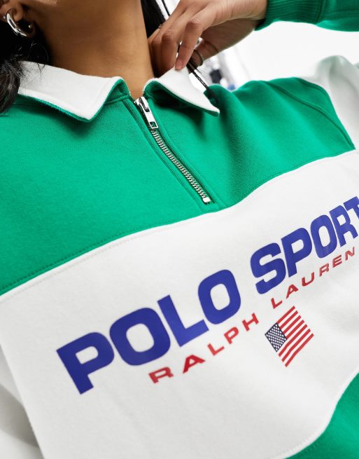 Polo Ralph Lauren large varsity logo sweatshirt in red (part of a set)