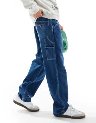 Jean Charpentier Berne Homme 38x34 Bleu Denim - Coupe Décontractée, Neuf Avec étiquettes