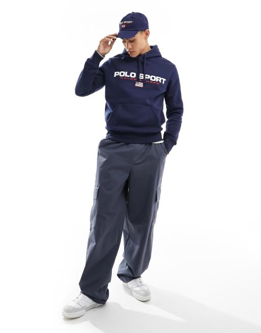 Polo Ralph Lauren – Sport Capsule – Kapuzenpullover in Marineblau, 2 von 4