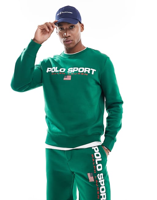 Polo Ralph Lauren Sport capsule large flag chest logo Polo Ralph Lauren Sport capsule large flag chest logo