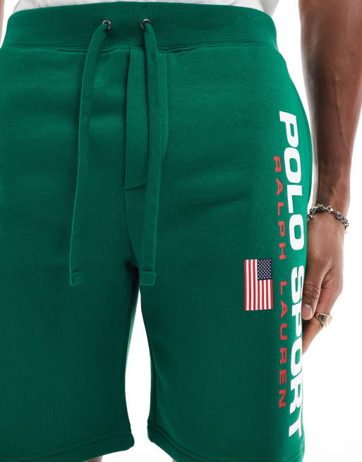 Polo Ralph Lauren Sport capsule large flag logo sweat shorts
