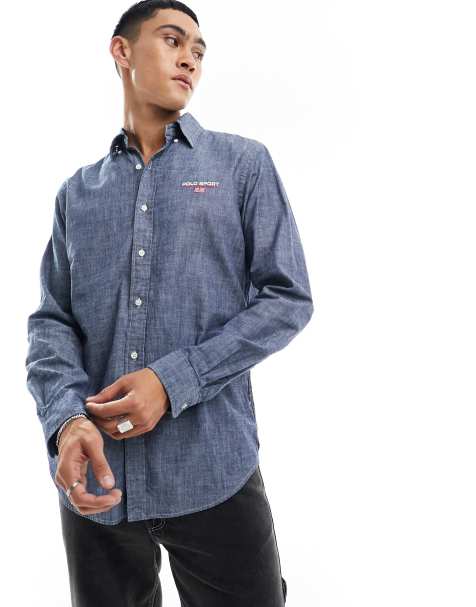 Long Sleeve Classic Denim Shirt – Marine Layer