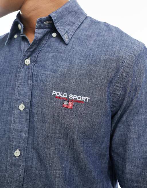 Polo Ralph Lauren Sport Capsule logo denim shirt classic