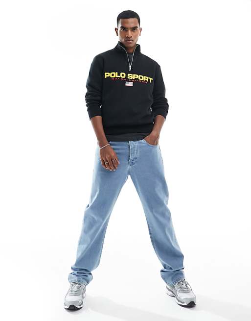 Polo Ralph Lauren Sport Capsule logo front half zip Polo Ralph Lauren Sport Capsule logo front half zip