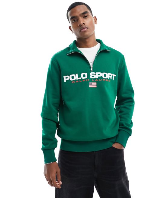 Thick Fleece Half Zip, Hoodies and Sweatshirts