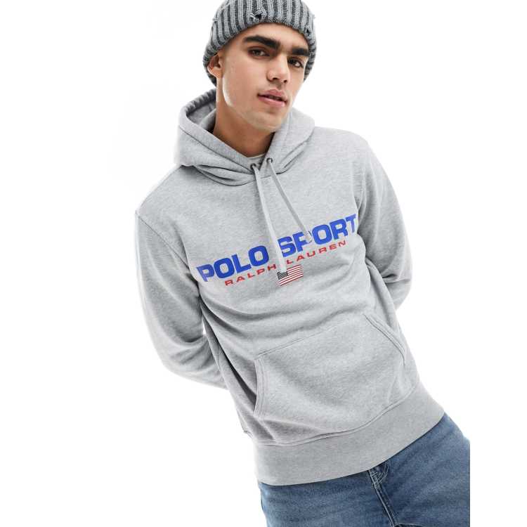 Ralph lauren cheap heather grey hoodie