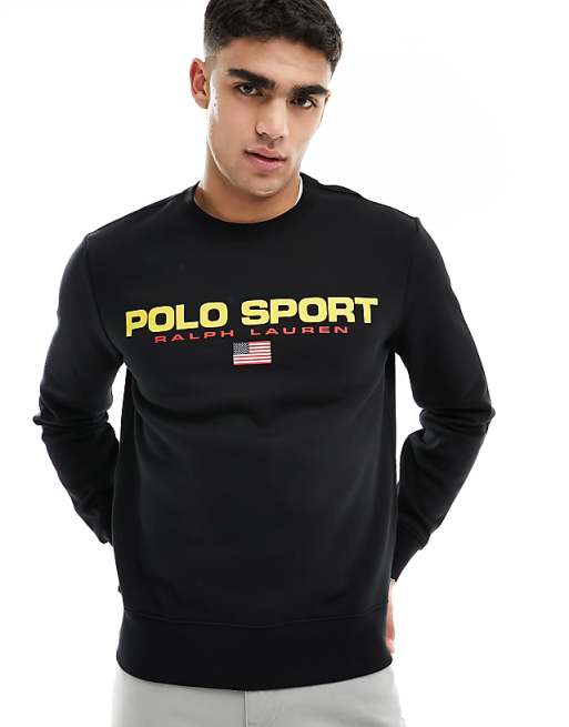 Polo Ralph Lauren Sport Capsule logo front sweatshirt in Polo Ralph Lauren Sport Capsule logo front sweatshirt in