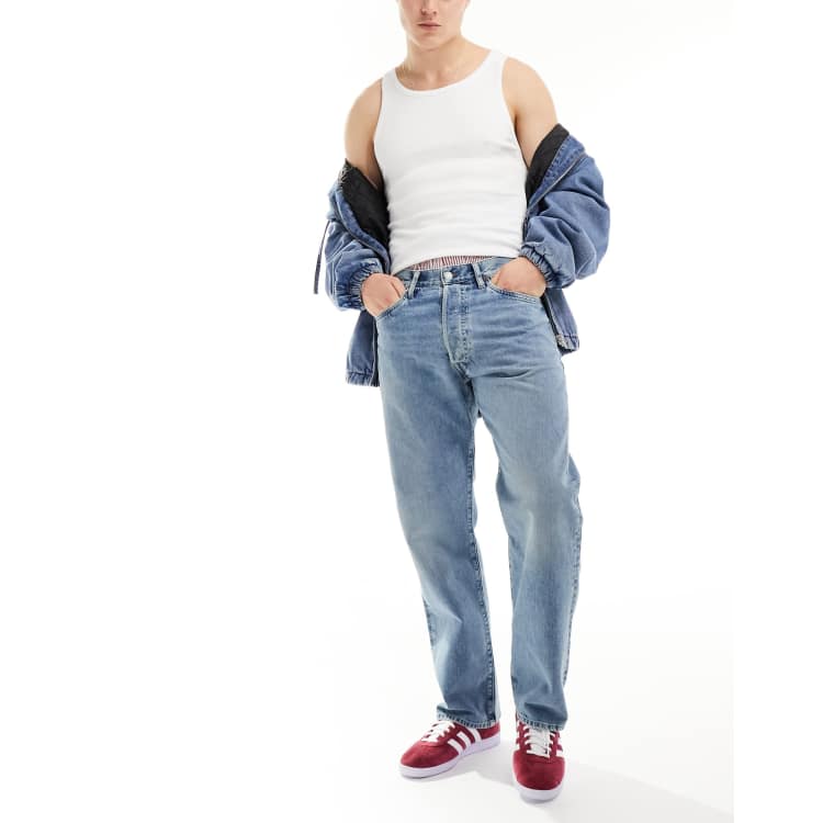 Polo Ralph Lauren Sport Capsule logo pocket straight leg jeans classic fit in lightwash blue ASOS