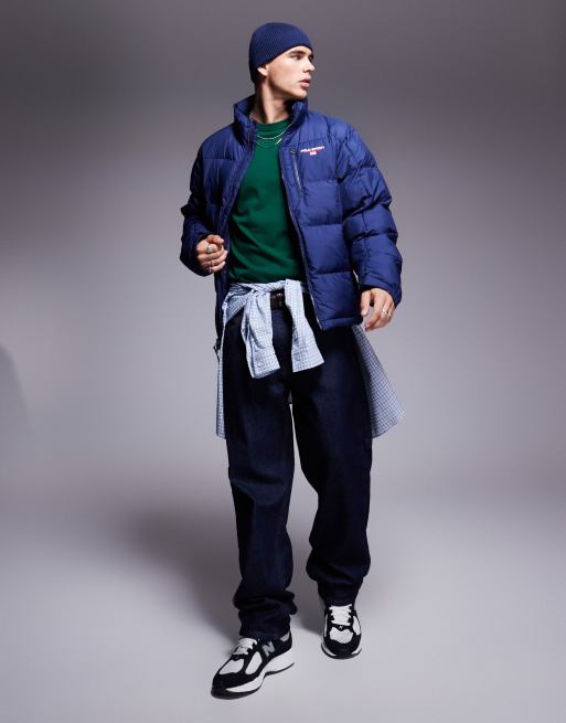 Polo Ralph Lauren Sport Capsule logo puffer jacket in navy, 3 of 4