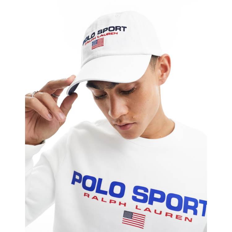 Polo Ralph Lauren Men's White Polo Sport Cricket Sweater, Size X