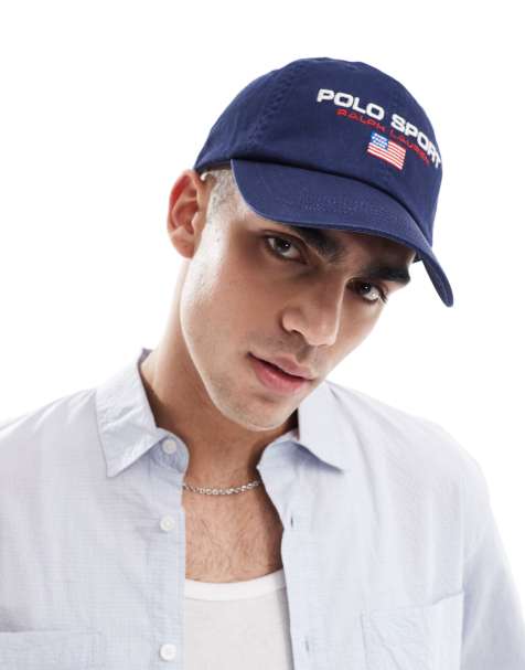 Polo Ralph Lauren – Sport Capsule – Marinblå baseball-keps i twill med flagglogga - view 1