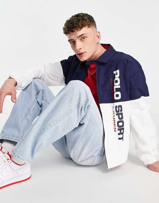 Polo Ralph Lauren Sport capsule nylon plainweave front vertical logo