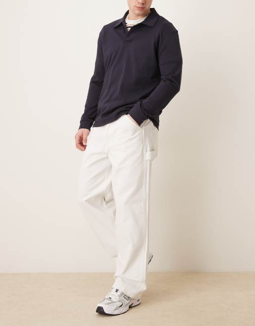 Polo Ralph Lauren - Sport Capsule - Pantalon ample style charpentier - Crème, 3 de 5