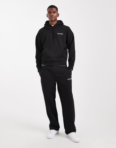 Polo Ralph Lauren - Sport Capsule - Pantalon décontracté d'ensemble en molleton à logo drapeau - Noir - view 1