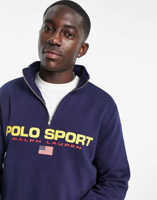 Polo sport half store zip sweatshirt