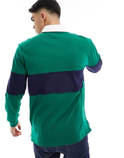 Polo Ralph Lauren Sport Capsule rugby shirt in green | ASOS