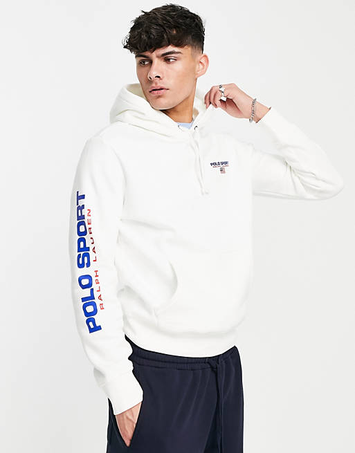 Polo Ralph Lauren capsule logo hoodie in white - part of a |