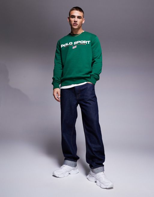 Polo Ralph Lauren Sport Capsule sweatshirt in green, 4 of 4