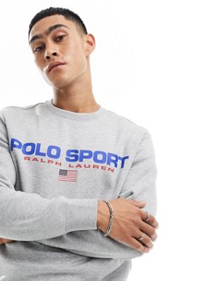 Polo Ralph Lauren Sport Capsule sweatshirt in grey
