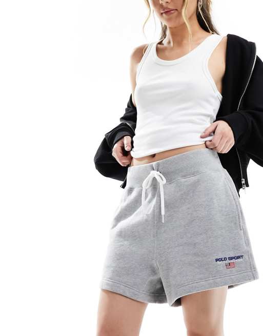 Polo Ralph Lauren – Sport Capsule – Szare szorty z dżerseju z logo