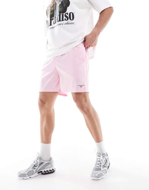 Polo Ralph Lauren Sport Capsule Traveler small logo swim shorts in pink - view 1