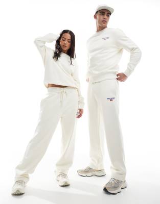 Polo Ralph Lauren Polo Ralph Lauren Sport capsule unisex small logo straight joggers in cream CO-ORD-White