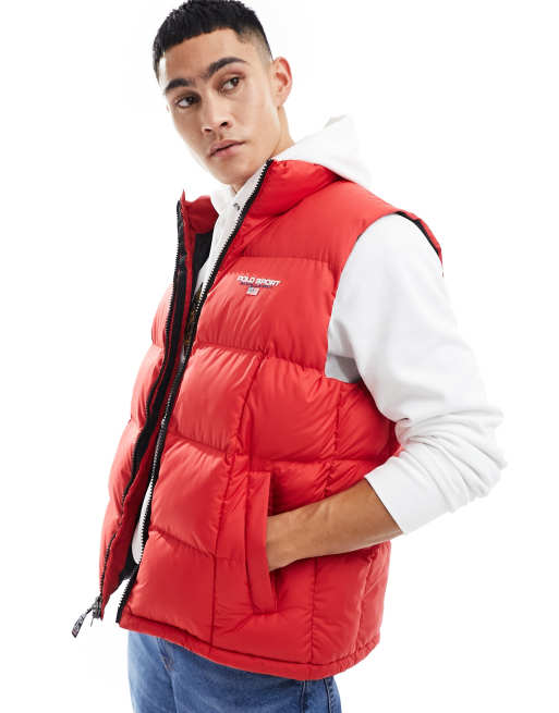 Polo vest outlet red