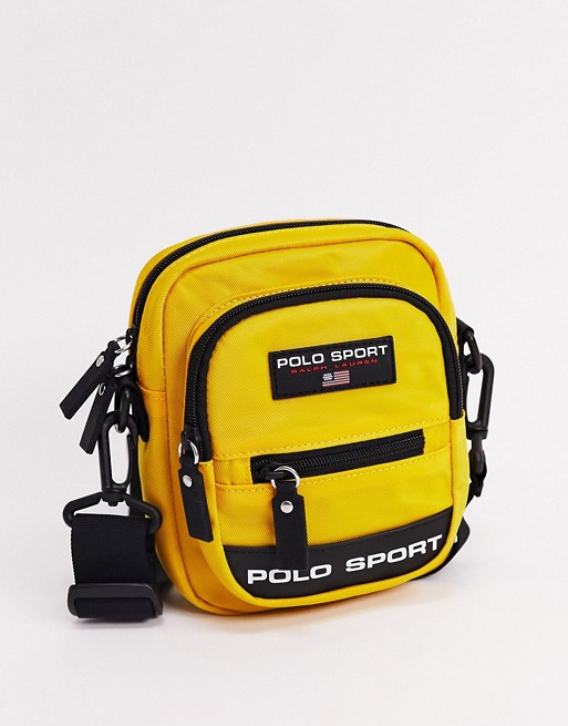 Polo Ralph Lauren sport flight bag in yellow