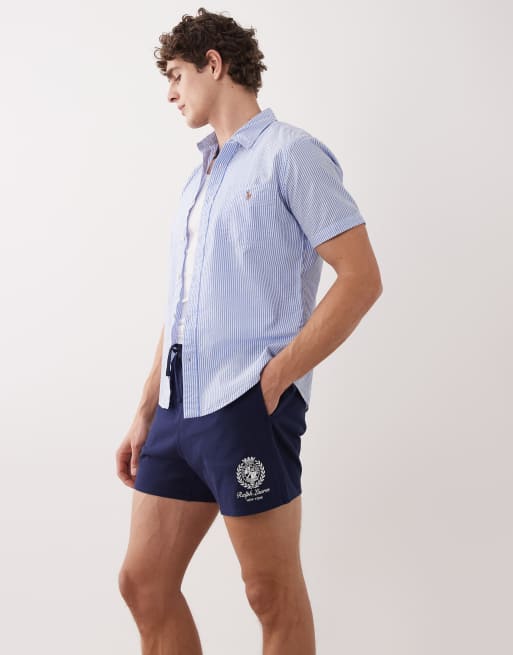 Polo Ralph Lauren sport jersey shorts in navy, 3 of 5
