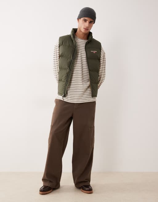 Polo Ralph Lauren Sport padded vest in khaki green, 2 of 5