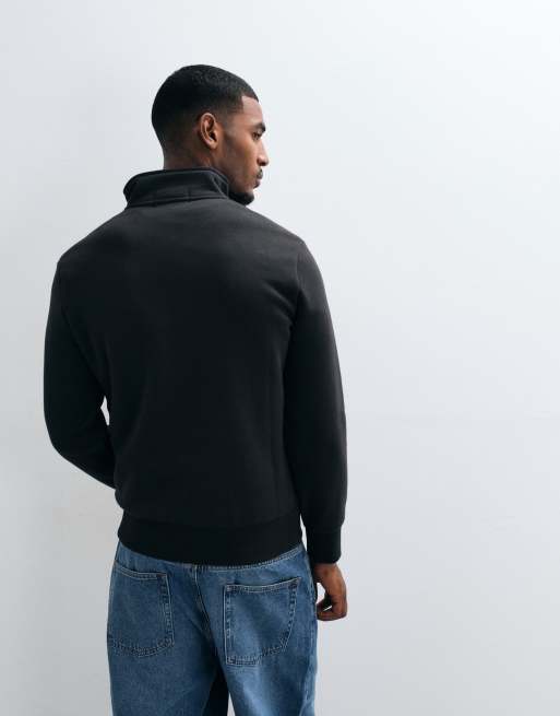 Polo Ralph Lauren sport quarter zip sweatshirt in black, 3 of 5