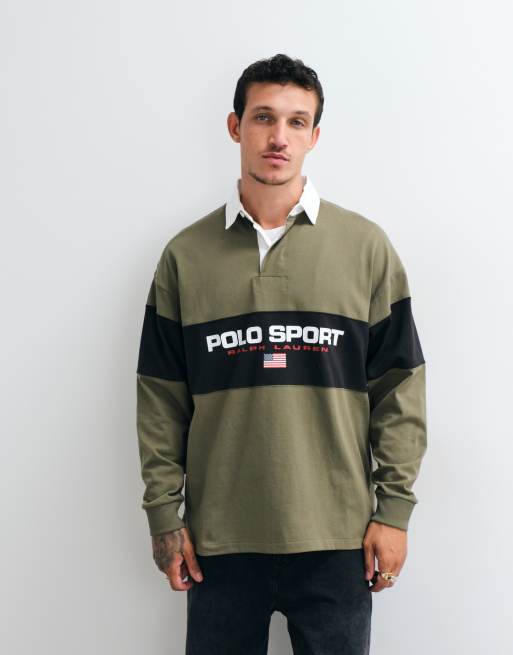 Polo Ralph Lauren Sport schweres Hemd in Khaki, 2 von 10