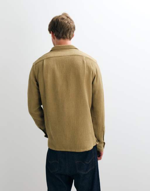 Polo Ralph Lauren Sport woven shirt in khaki, 4 of 5
