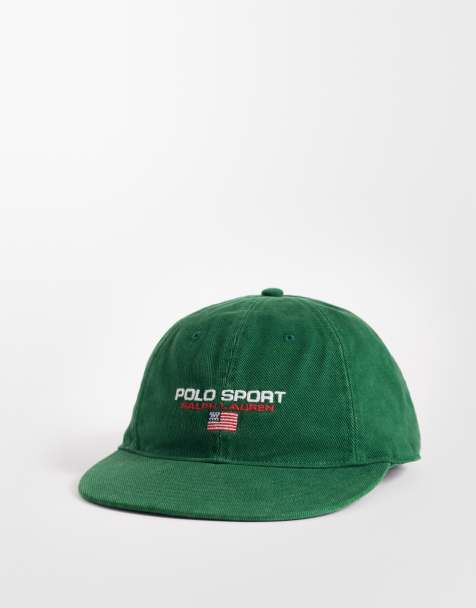 Polo Ralph Lauren - Sports Capsule - Casquette de baseball à logo drapeau - Vert forêt nouveau - view 1