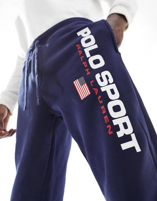 Polo navy hotsell blue joggers