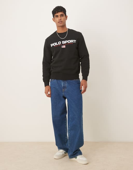 Polo Ralph Lauren - Sports Capsule - Sweat ras de cou à logo - Noir, 4 de 5