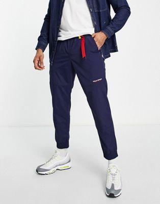 Polo Ralph Lauren Sports capsule tab waistband climbing trousers in navy