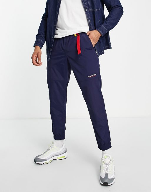 Polo Ralph Lauren Sports capsule tab waistband climbing trousers in navy