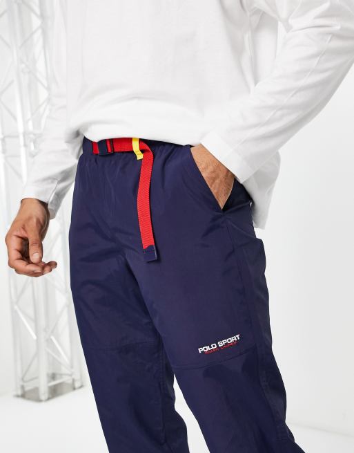 Polo Ralph Lauren Sports capsule tab waistband climbing trousers in navy